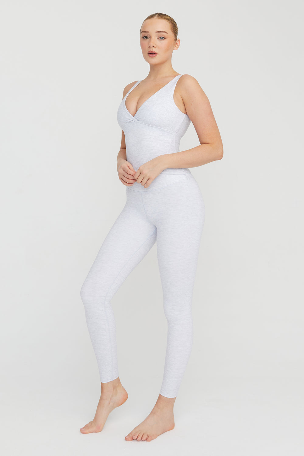 DayFlex High Waisted Legging - Grey Marl