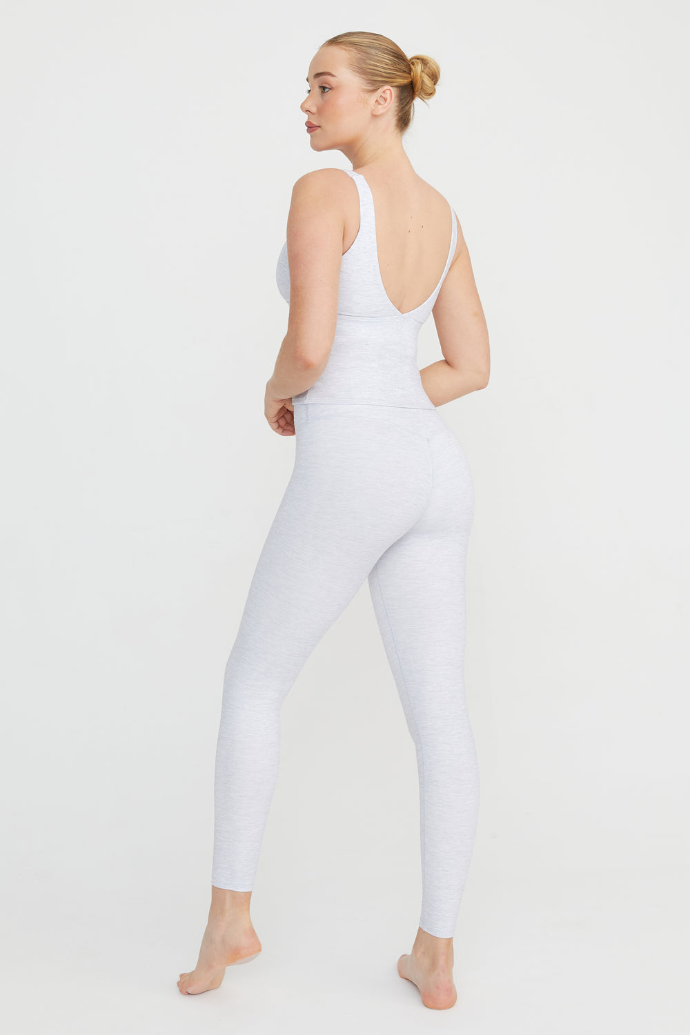 DayFlex High Waisted Legging - Grey Marl