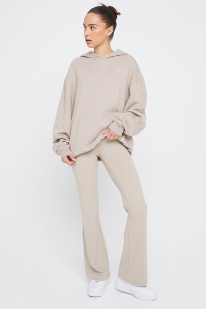 Beige hoodie oversized outlet