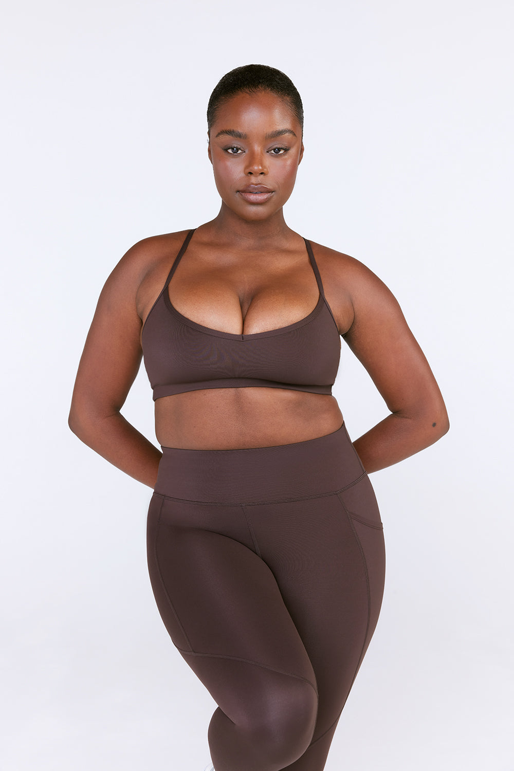 SKINLUXE TANK SPORTS BRA - SHADOW BLACK – TALA