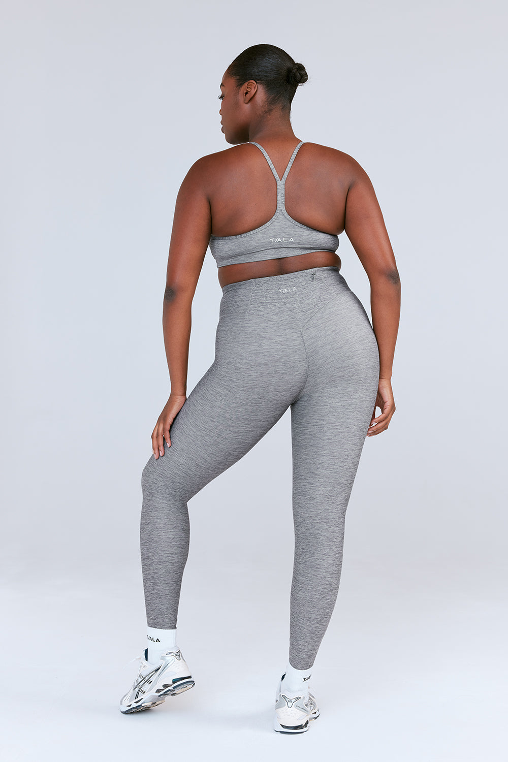 SKINLUXE HIGH WAISTED LEGGING - DARK GREY MARL – TALA