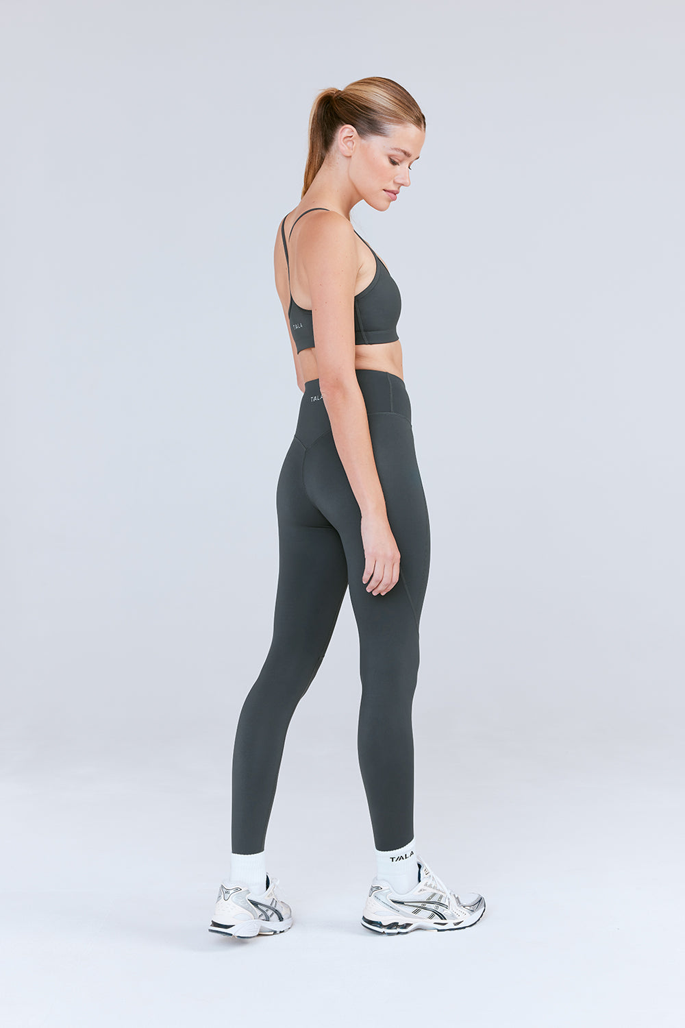 Teal High-Waist Tech Pocket Legging