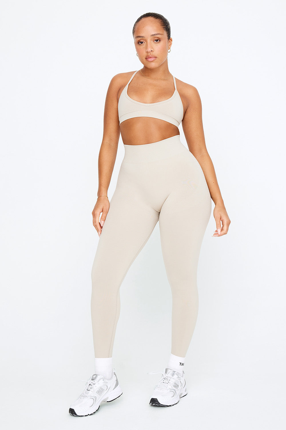 SCULPT SEAMLESS SCRUNCH LEGGING - CHAI MARL – TALA