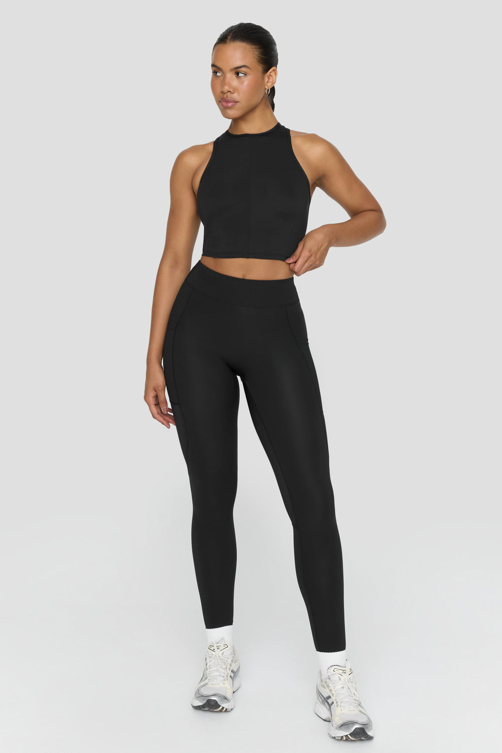 FORMTECH OPEN BACK RACER TANK - BLACK