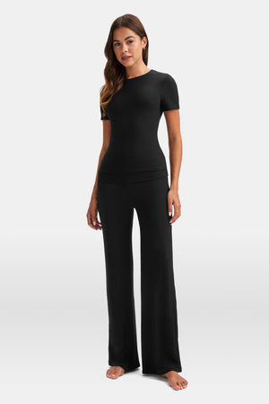 365 Sculpting Lounge T-Shirt - Shadow Black