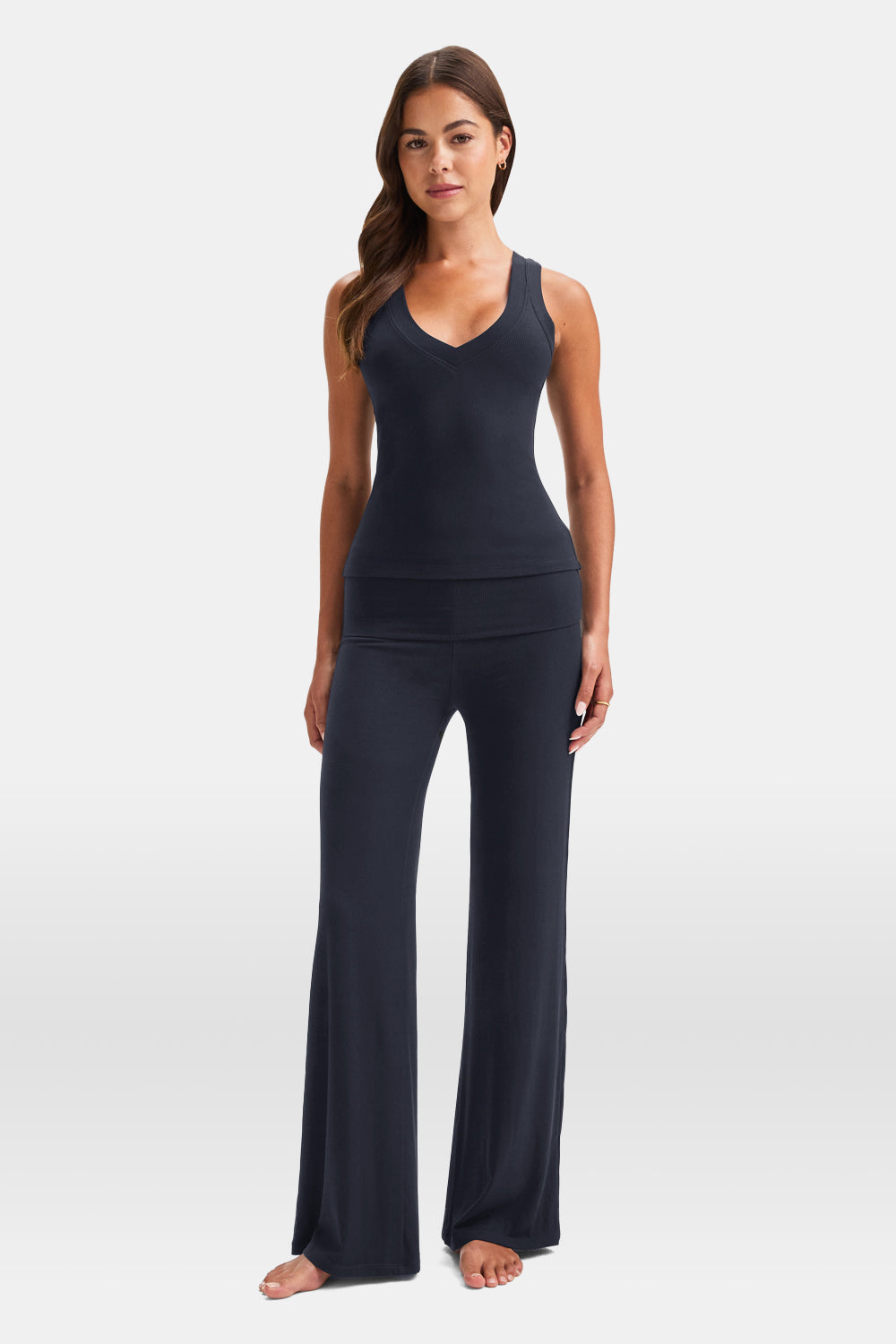 365 Sculpting Lounge Reversible Tank - Washed Navy