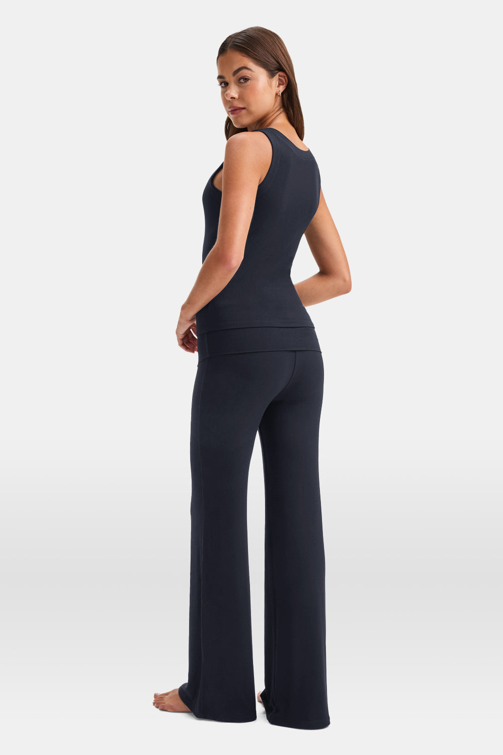 365 Sculpting Lounge Reversible Tank - Washed Navy