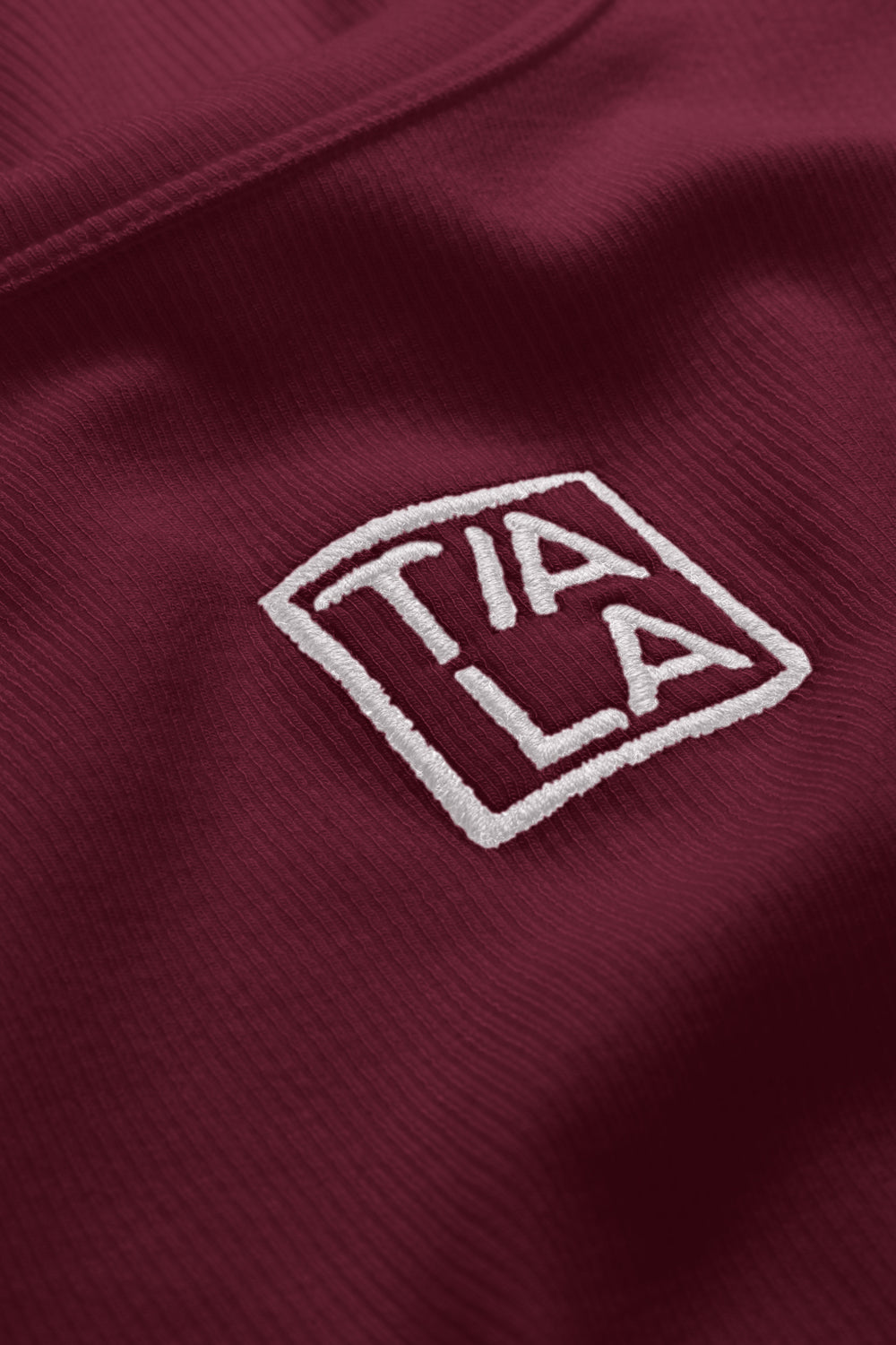 365 Rib Logo Racer Vest - Port Red