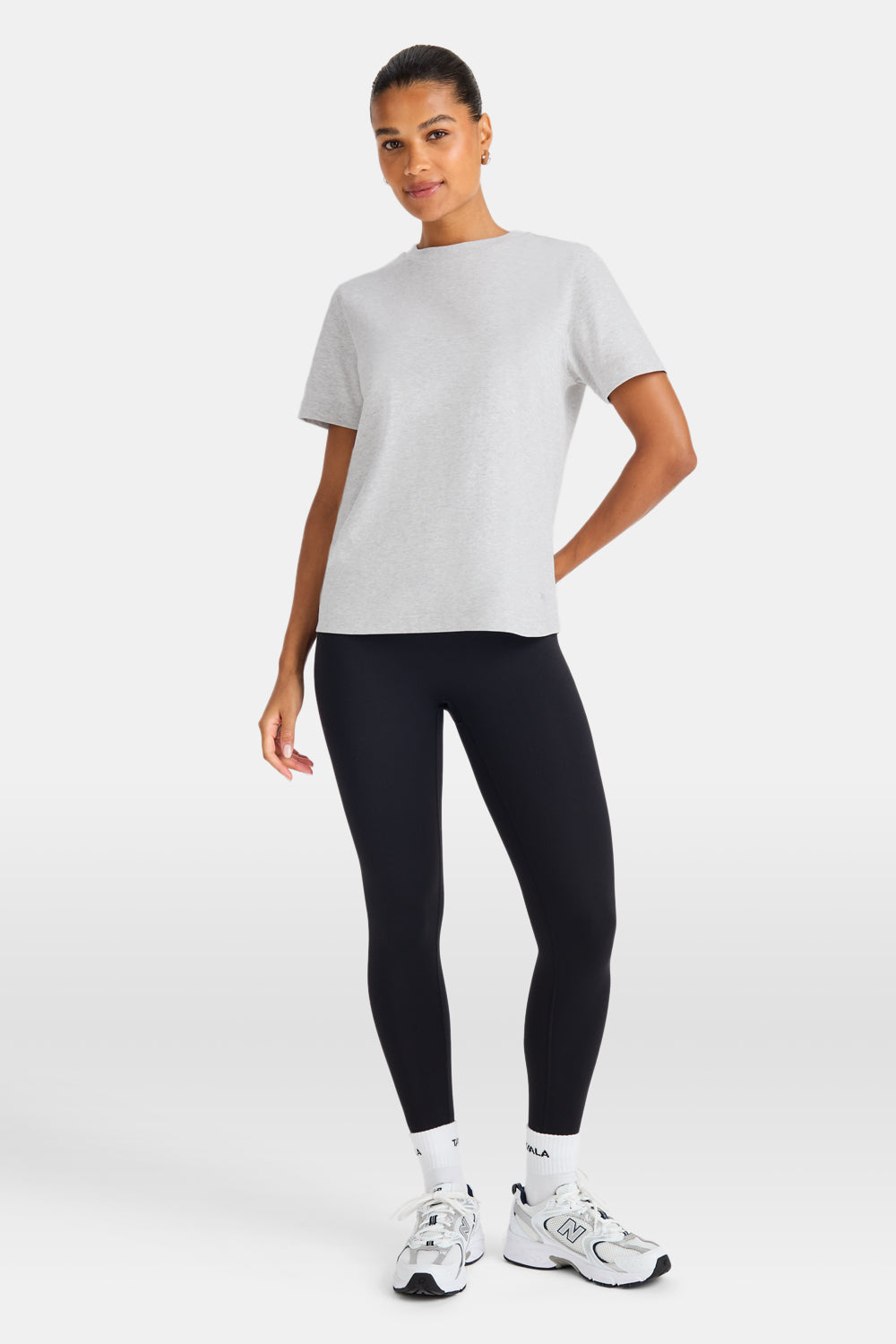 Elevated T-Shirt - Grey Marl