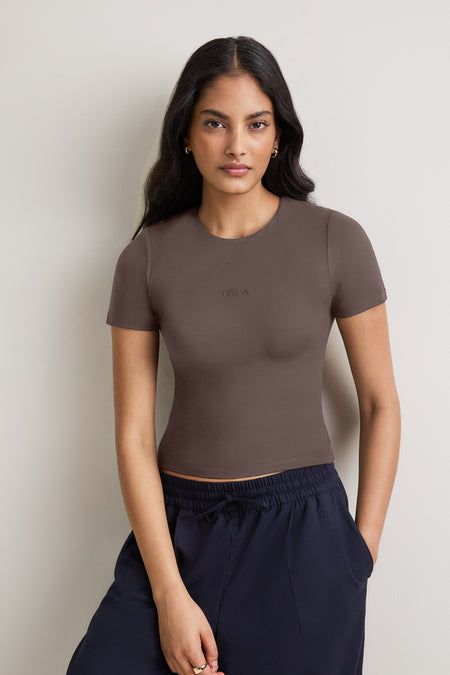 365 Logo T-Shirt - Mocha Brown