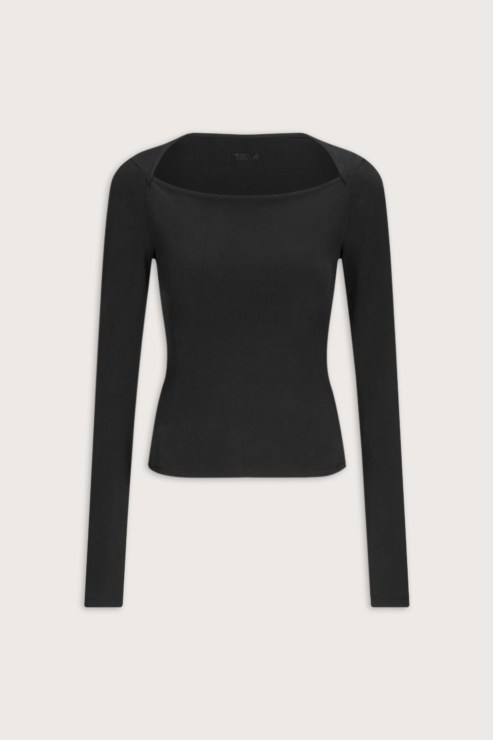 365 Core Cotton Square Cut Top - Shadow Black