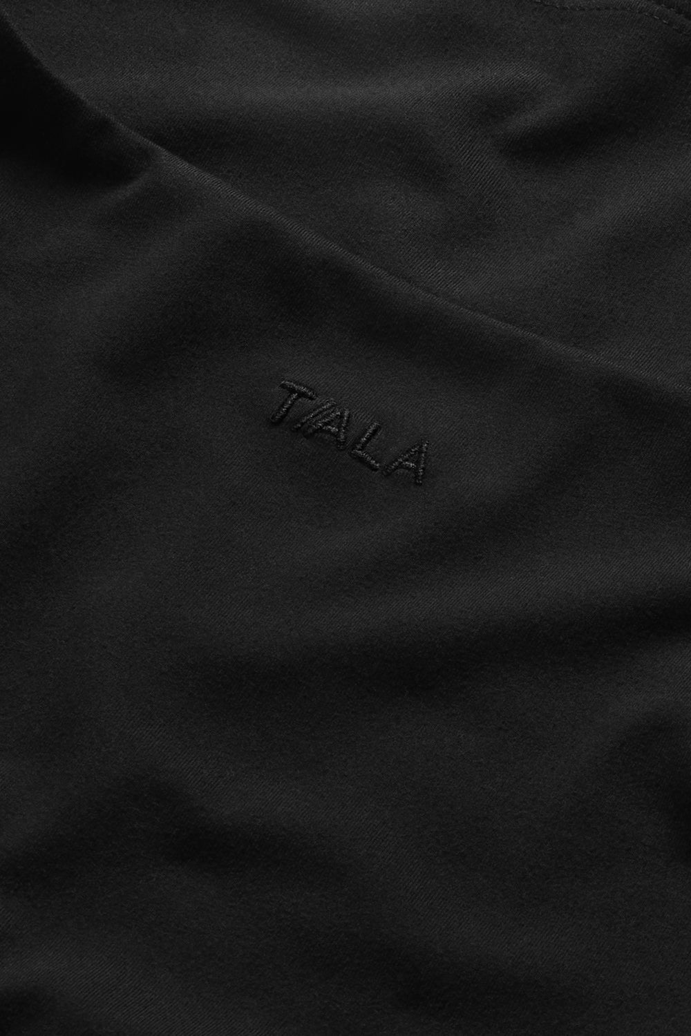 365 Square Neck Long Sleeve Top - Shadow Black