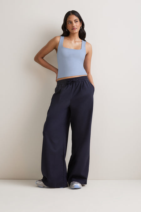 365 Square Neck Vest - Baby Blue