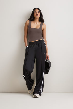 365 Square Neck Vest - Mocha Brown