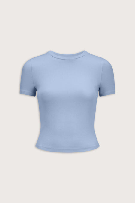 365 Sculpting Lounge T-Shirt - Baby Blue