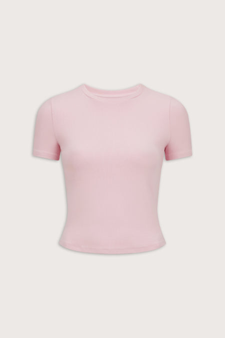 365 Sculpting Lounge T-Shirt - Ballet Pink