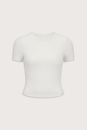 365 Sculpting Lounge T-Shirt - Coconut Milk
