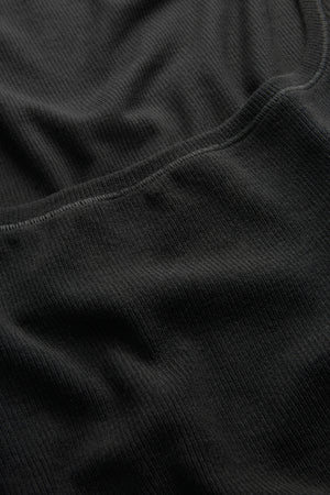 365 Sculpting Lounge Square Neck Vest - Shadow Black