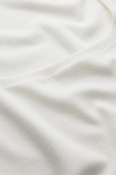 365 Sculpting Lounge Square Neck Vest - Coconut Milk