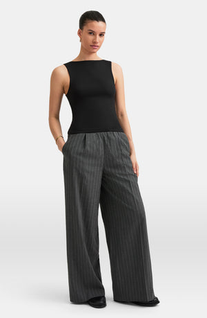 365 BOAT NECK TANK - SHADOW BLACK