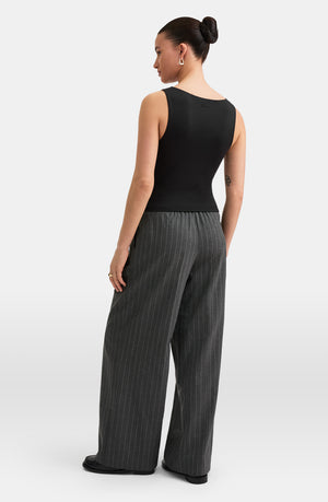 365 BOAT NECK TANK - SHADOW BLACK
