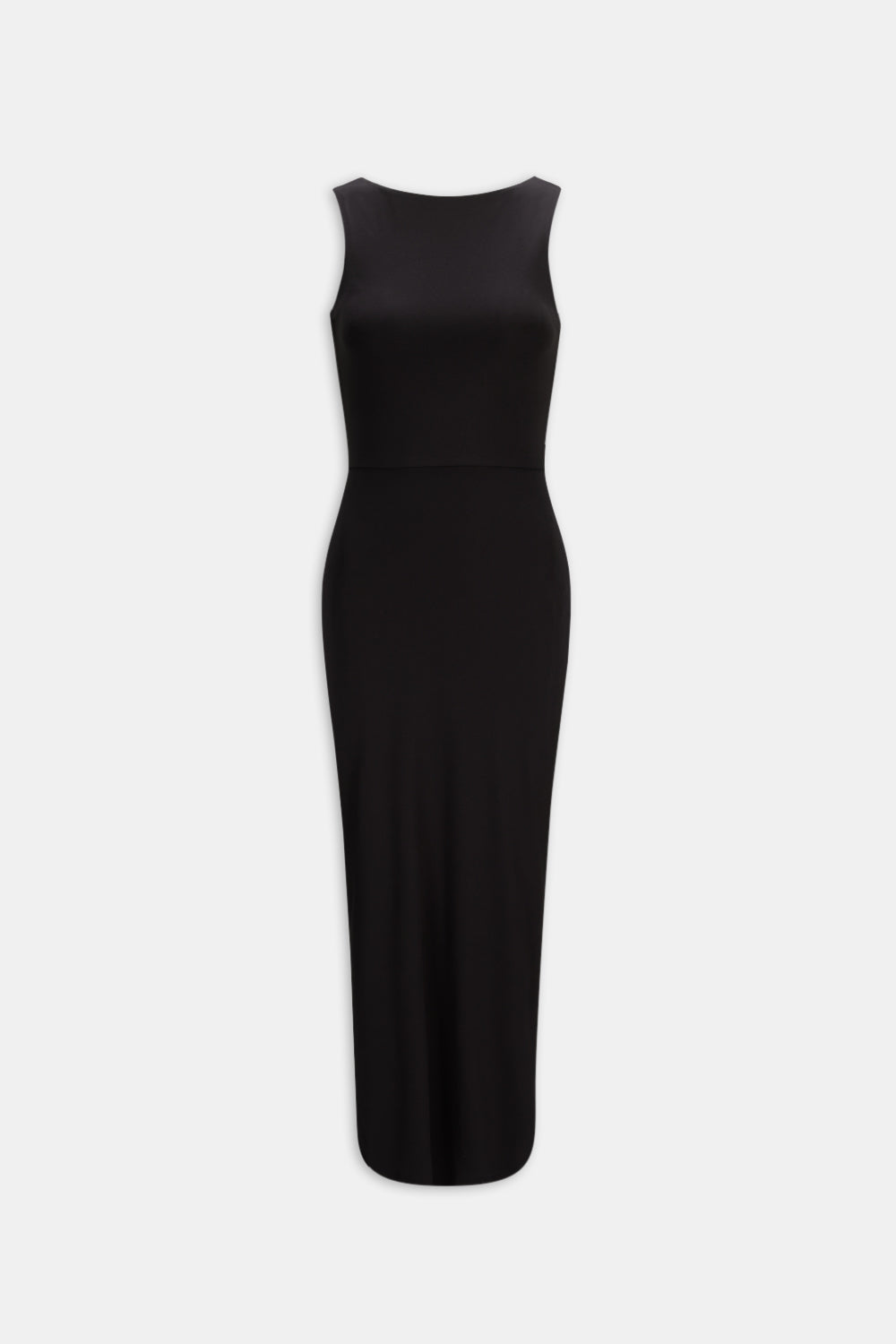 365 Open Back Maxi Dress - Shadow Black
