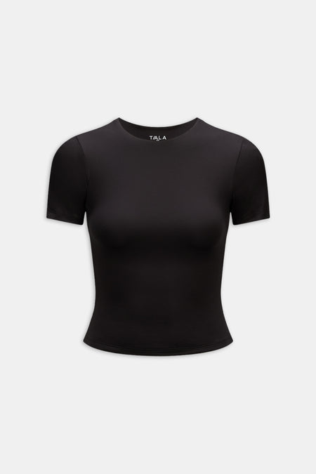 365 Crew Neck Short Sleeve T-Shirt - Shadow Black