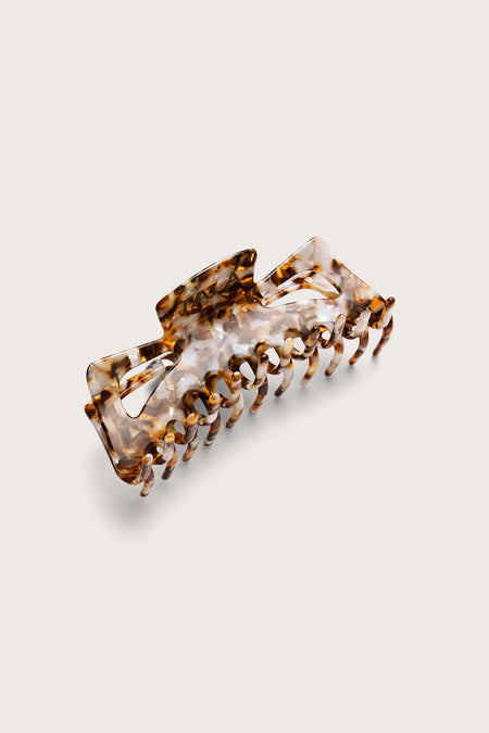 Logo Claw Clip - Tortoise