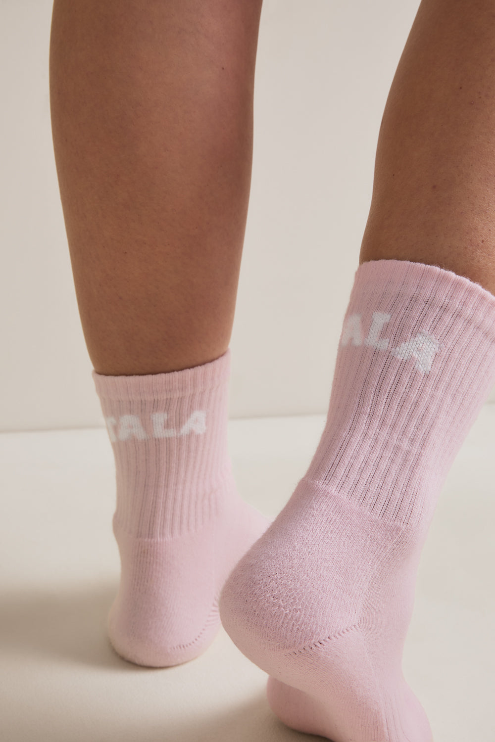 TALA Crew Logo Sock - Ballet Pink