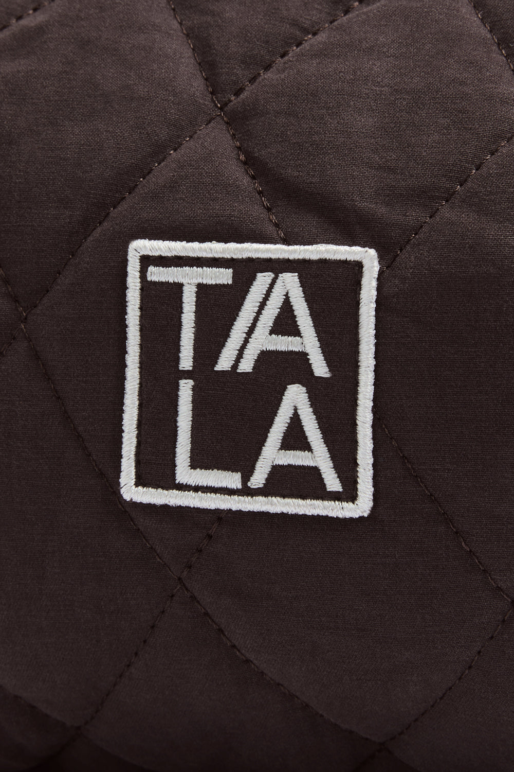 Logo Make Up Bag - Mocha Brown