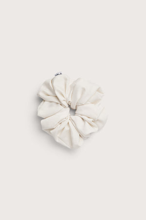 XL Satin Scrunchie - Coconut Milk