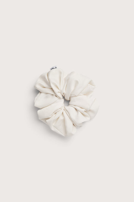 XL Satin Scrunchie - Coconut Milk