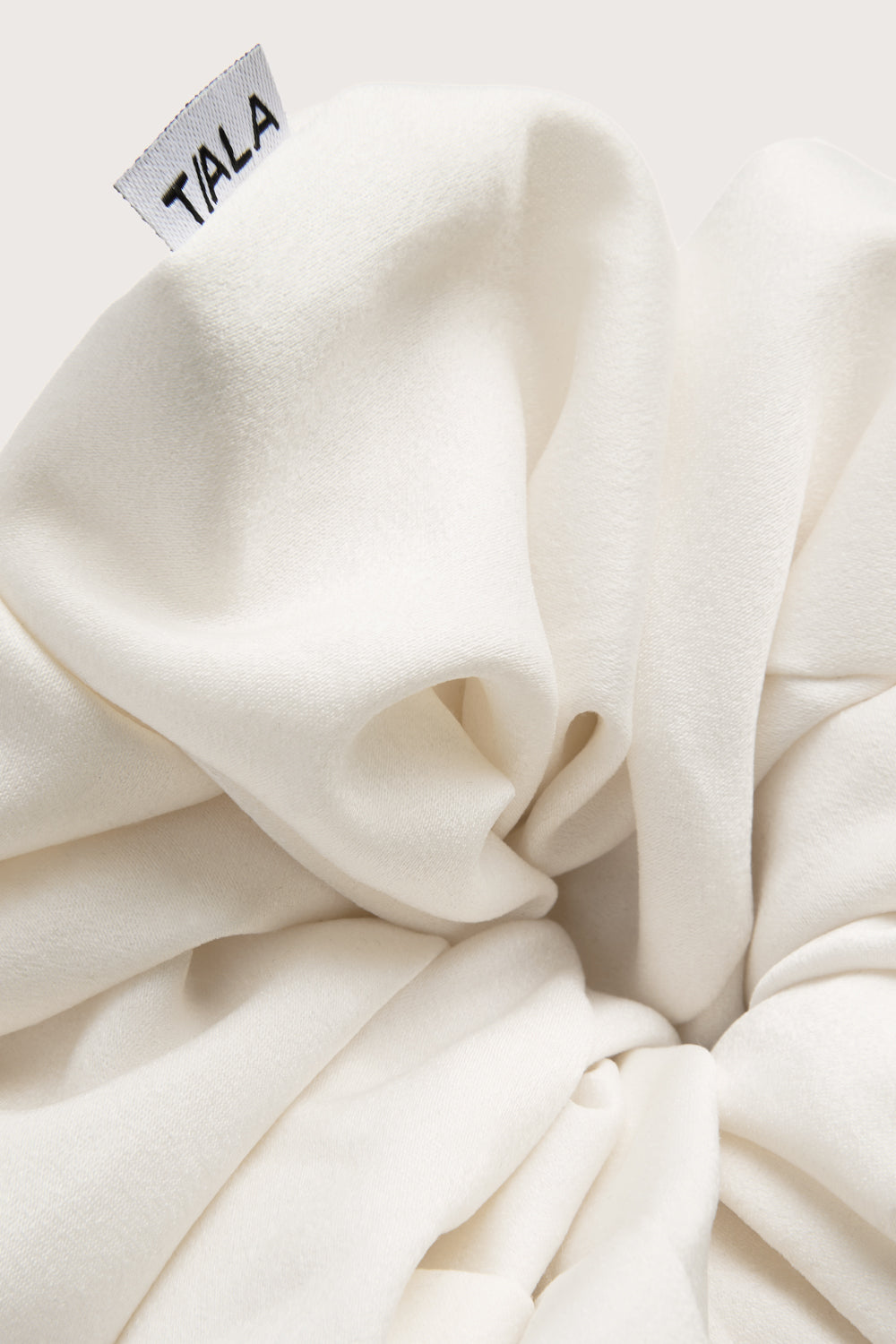 XL Satin Scrunchie - Coconut Milk