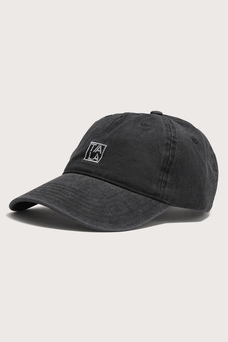 Tala Logo Embroidered Cap - Washed Black