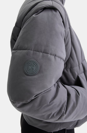 STORM MULTIWAY 3-IN-1 PUFFER JACKET - CHARCOAL