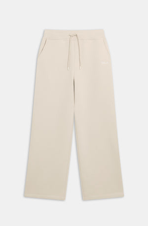 WIDE LEG CLUB LOGO JOGGER - CHAI