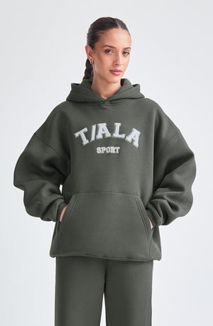 OVERSIZED CLUB HOODIE - DARK OLIVE