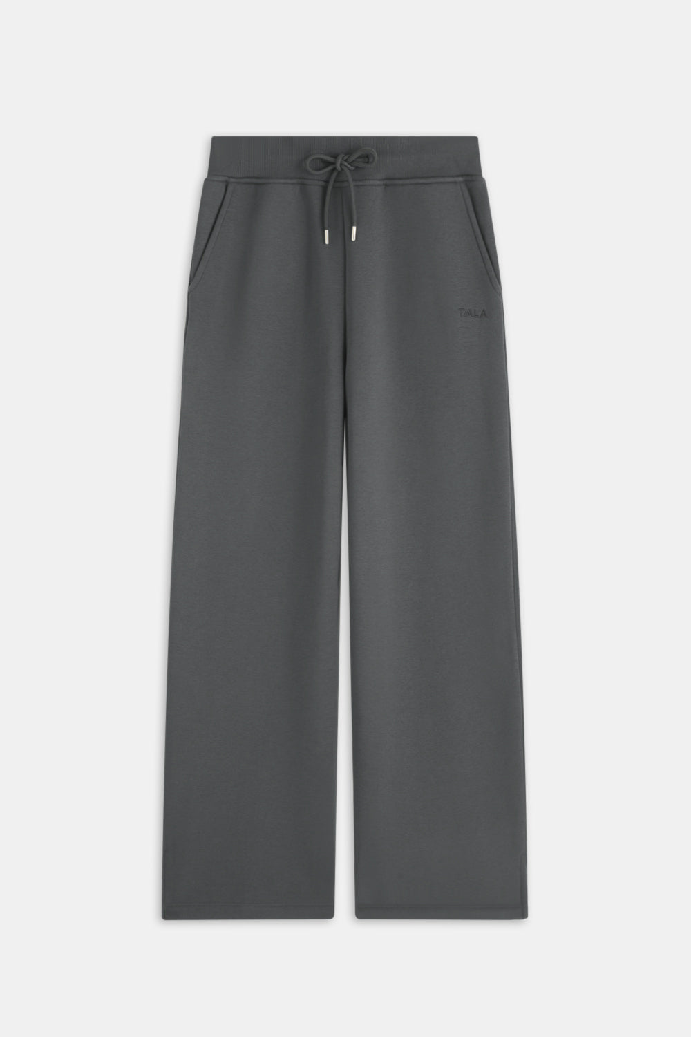 WIDE LEG CLUB LOGO JOGGER - CHARCOAL