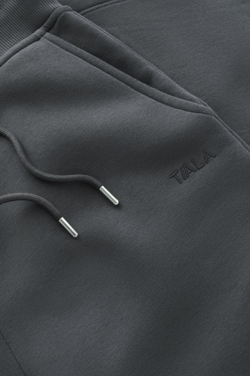 WIDE LEG CLUB LOGO JOGGER - CHARCOAL