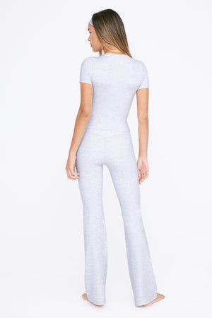 DayFlex Built-In Support Essential T-Shirt - Grey Marl