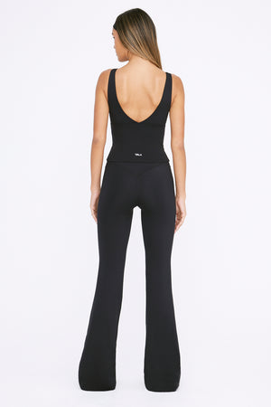 DayFlex Built-In Support V Neck Vest - Shadow Black