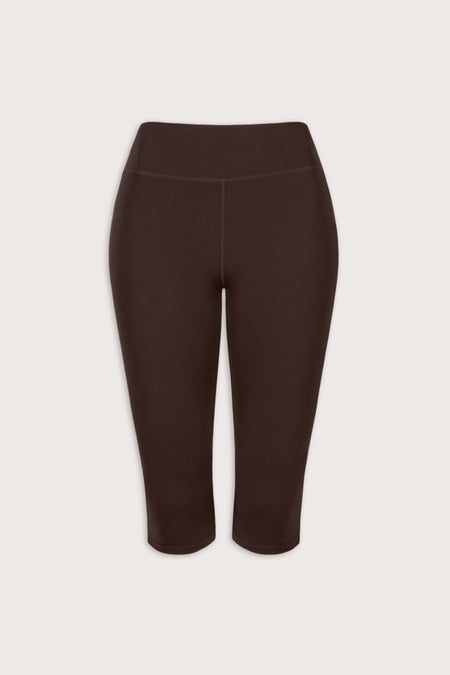 Brown capri leggings 