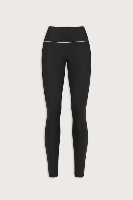 DayFlex Contrast Sweetheart Legging - Shadow Black