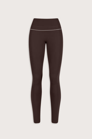 DayFlex Contrast Sweetheart Legging - Chestnut Brown