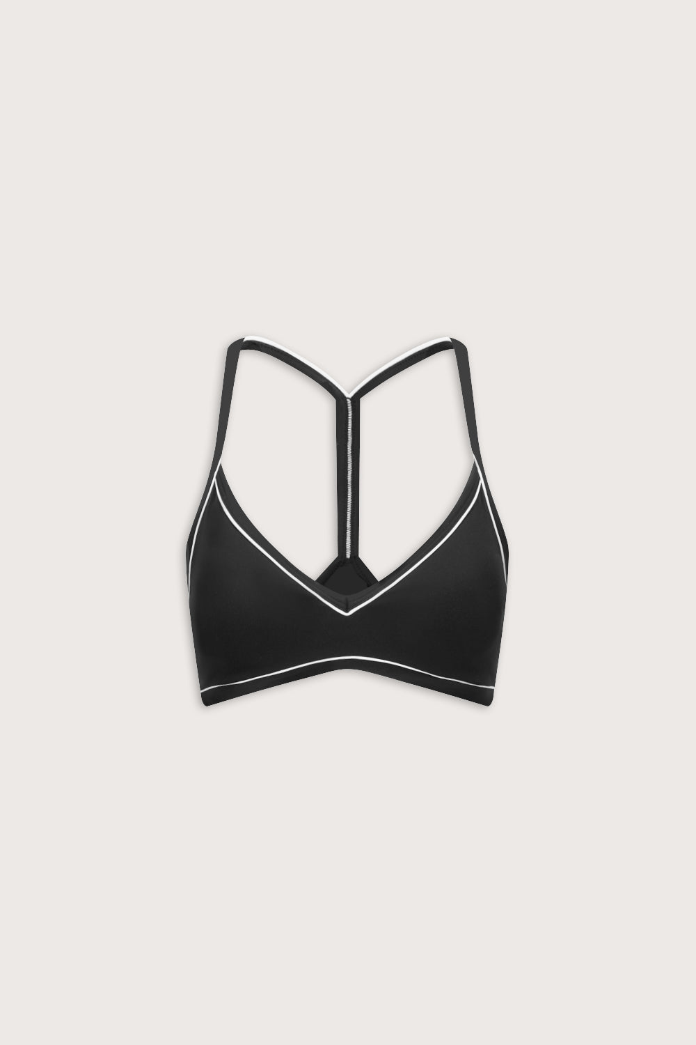 DayFlex Contrast Sweetheart Sports Bra - Shadow Black
