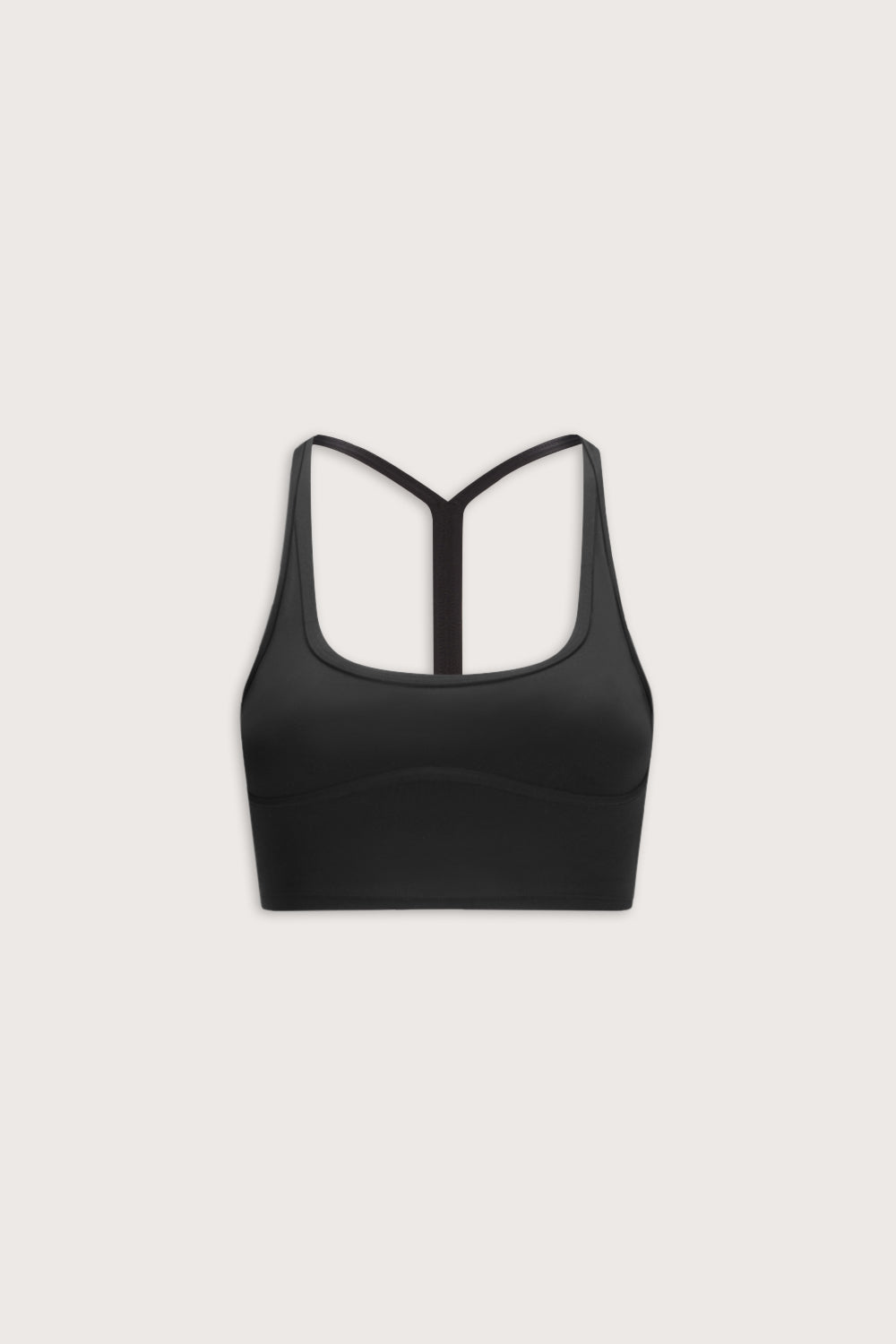 DayFlex Seamed Halter Sports Bra - Shadow Black