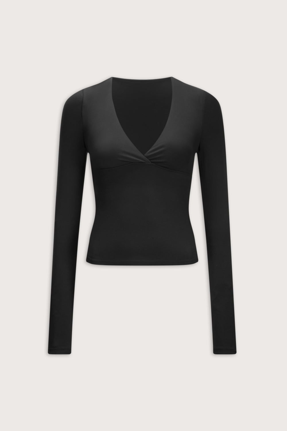 DayFlex V Neck Top - Shadow Black