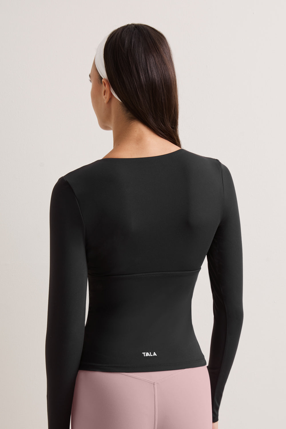 DayFlex V Neck Top - Shadow Black