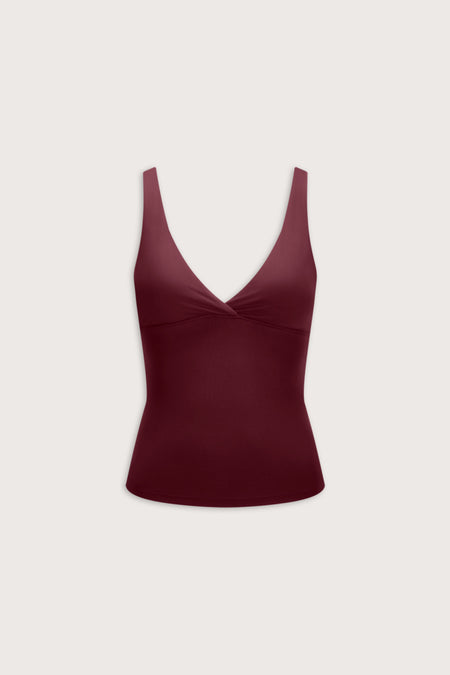 DayFlex V Neck Vest - Burgundy