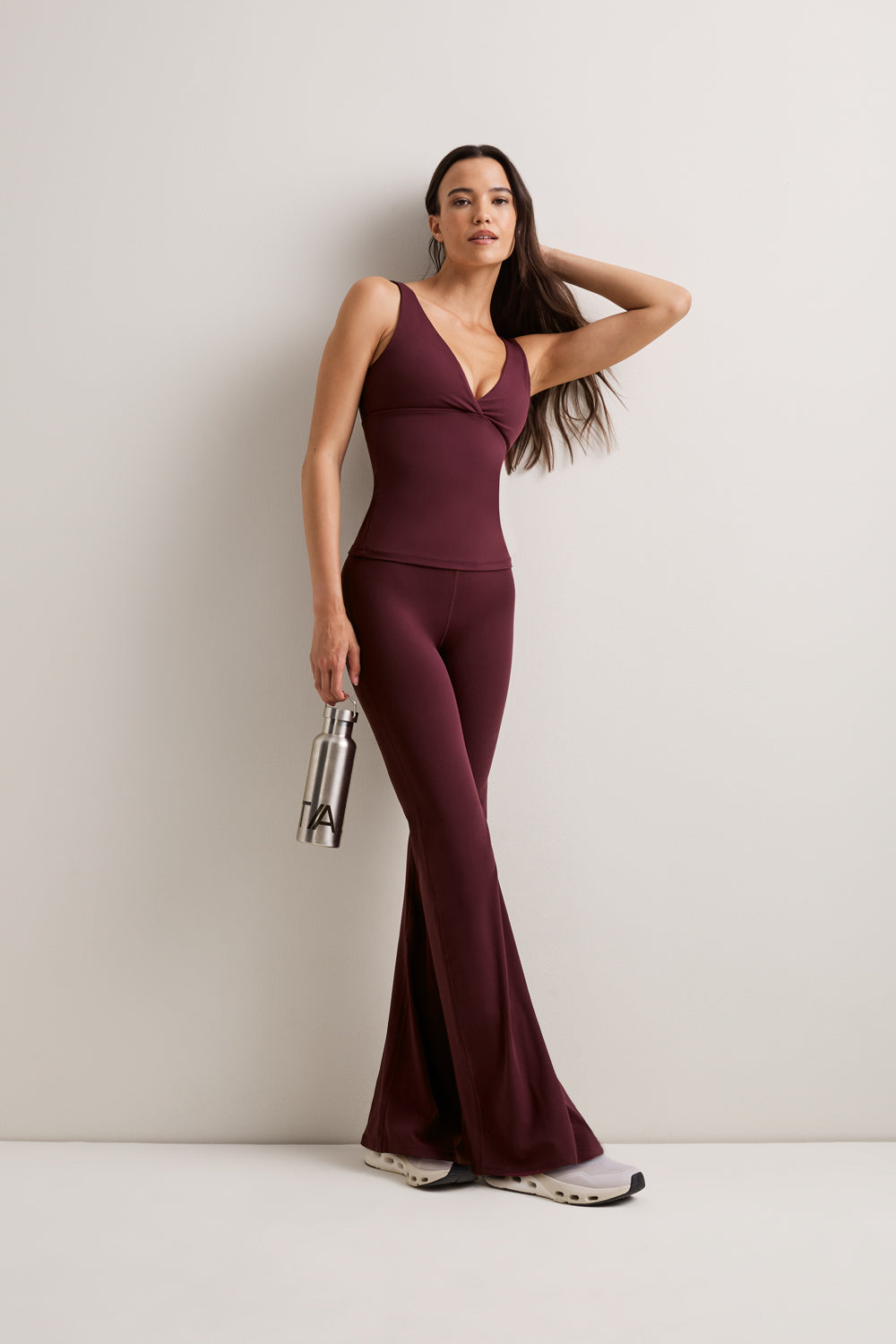 DayFlex V Neck Vest - Burgundy